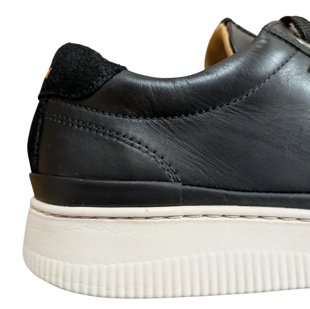 Samuel Hubbard Featherlight Laguna Sport Black Leather Sneakers Size 7 - Picture 5 of 13